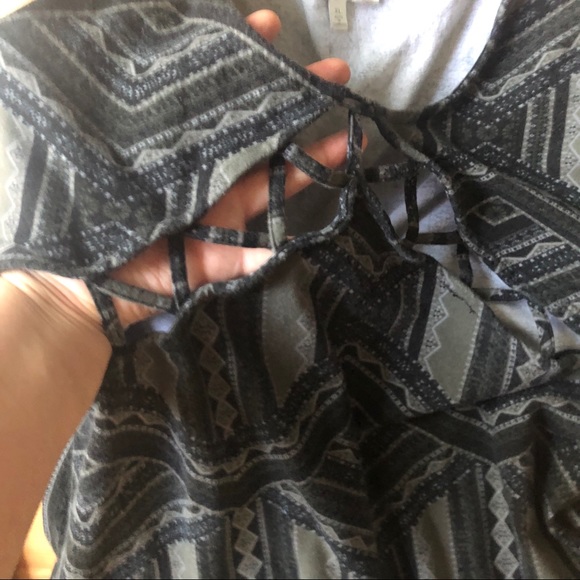 CHARLOTTE RUSSE gray cage dress - Picture 14 of 16